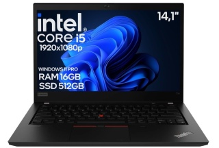 14" Lenovo T14 Gen1 Core i5 10GEN 16GB 512SSD A