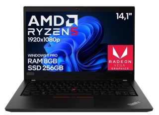 14" Lenovo T14 Gen1 Ryzen 5 PRO 8GB 256SSD A-