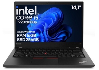 14" Lenovo T490 Core i5 8GEN 16GB 256SSD A