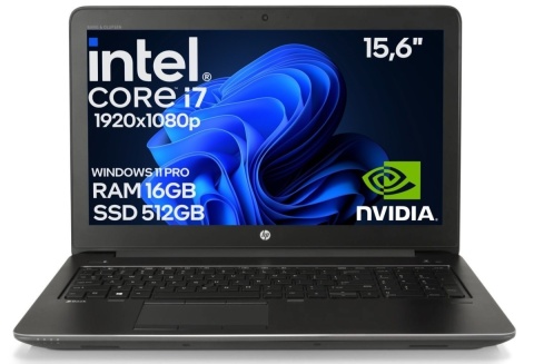Laptop HP ZBOOK 15 G3 Core i7-6820HQ 16GB 512SSD Quadro M1000M FullHD Win11 B