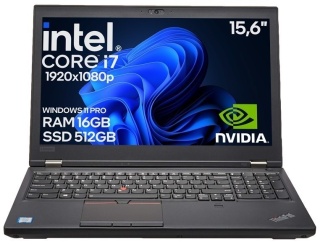 Laptop Lenovo P52 Core i7-8850H 16GB 512SSD Quadro P2000 Win11 B