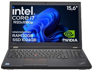 Laptop Lenovo P52 Core i7-8850H 32GB 1TB SSD Quadro P2000 Win11 A