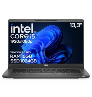 13" DELL Latitude 7300 i5 8GEN 16GB 1TB SSD A-