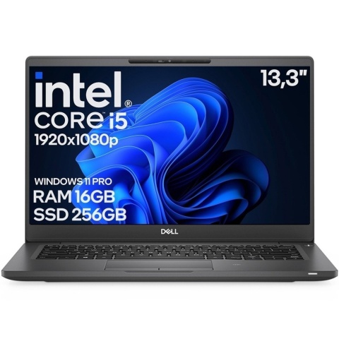 13" DELL Latitude 7300 i5 8GEN 16GB 256SSD A-