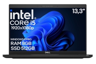 13" DELL Latitude 7390 i5 8GEN 8GB 512SSD A-