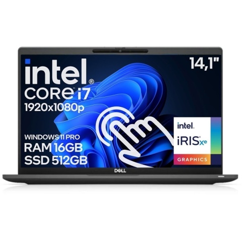 14" Dell 7420 Core i7 11GEN Iris 16GB 512SSD A- T