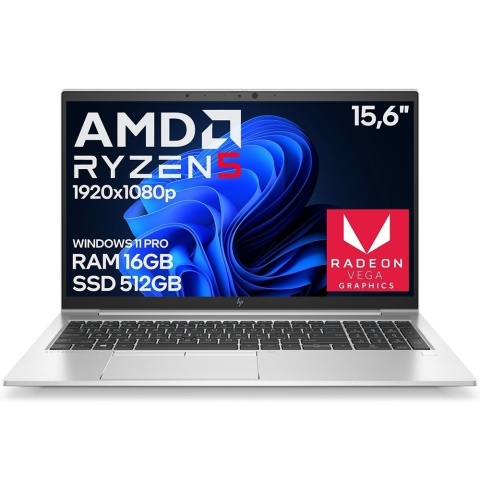 15" HP 855 G7 Ryzen 5 4650U 16GB 512SSD A-