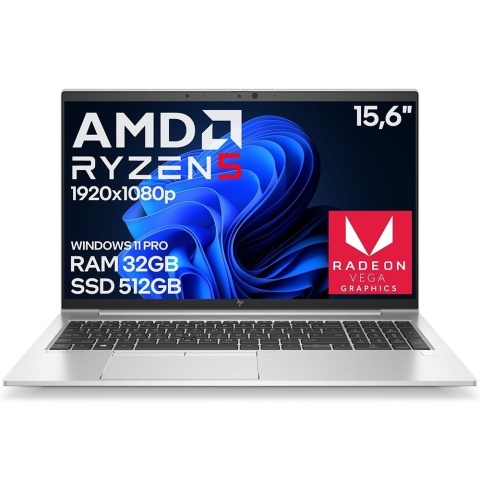 15" HP 855 G7 Ryzen 5 4650U 32GB 512SSD A
