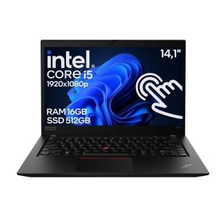 Dotykowy Laptop Lenovo ThinkPad T490S Core i5 8GEN 16GB 512SSD Win11 A-