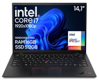 14" Lenovo X1 Carbon 9 Core i7 11GEN 16GB 512SSD B