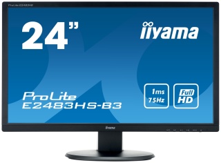 24" Iiyama PL2483H Czarny 1920x1080 A-