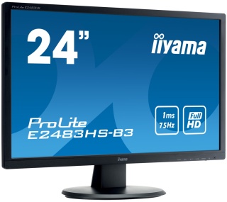 24" Iiyama PL2483H Czarny 1920x1080 B