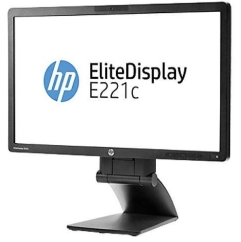 Dwa Monitory 22" HP E221c 1920x1080p IPS z uchwytem biurowym A
