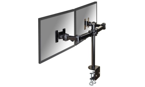 Uchwyt biurkowy na dwa monitory do 27" Neomounts FPMA-D960D