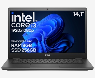 14" Dell Latitude 3410 Core i3 10GEN 8GB 256SSD A-